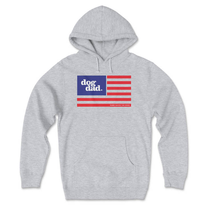 Dog Dad Flag (Adult Hoodie)