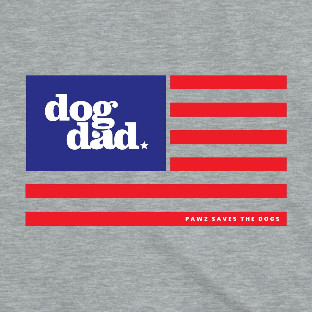 Dog Dad Flag (Adult Hoodie)